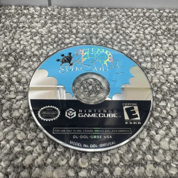 Super Mario Sunshine Nintendo Game Cube Exc Cond Tested Works